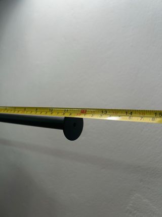 Burro perchero metálico negro