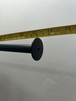 Burro perchero metálico negro