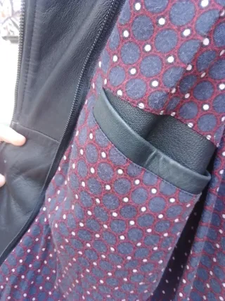 Chaqueta de piel Velez Negra