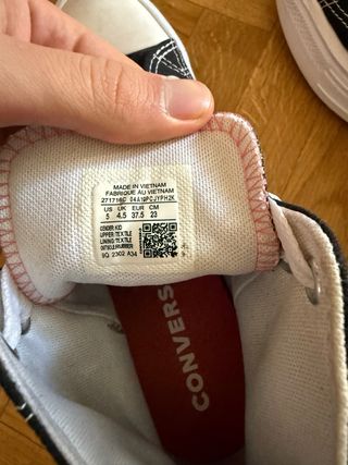 Zapatillas Converse plataforma negras y rosas