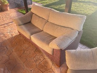 Conjunto de sofas 3+2 plazas tela