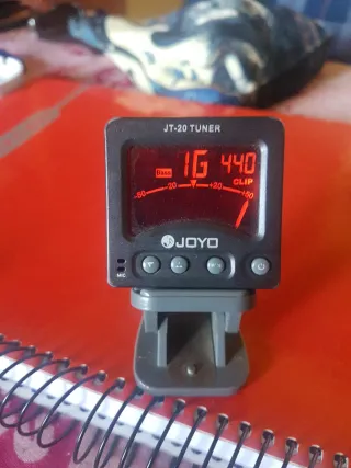 Afinador JOYO JT-20 Cromático Guitarra Bajo