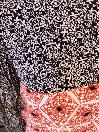 Vestido Zara flecos Talla M