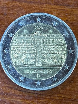 Moneda 2€ Alemania 2020 Brandenburgo
