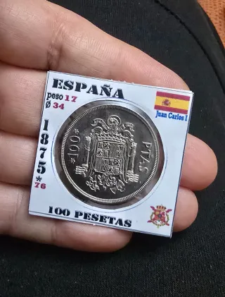 España 100 Pesetas 1975 Juan Carlos I SC