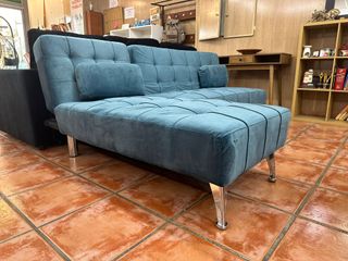 Sofá Cama Click Clac Azul Nuevo