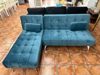 Sofá Cama Click Clac Azul Nuevo