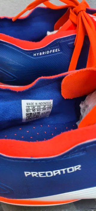Botas de Futebol Adidas Predator Azuis e Laranjas