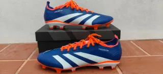 Botas de Futebol Adidas Predator Azuis e Laranjas