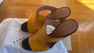 Sandalias Amarillas Tacon