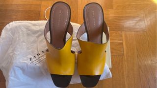 Sandalias Amarillas Tacon