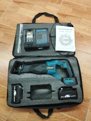 Sierra de sable Gisam 18V + Cargador