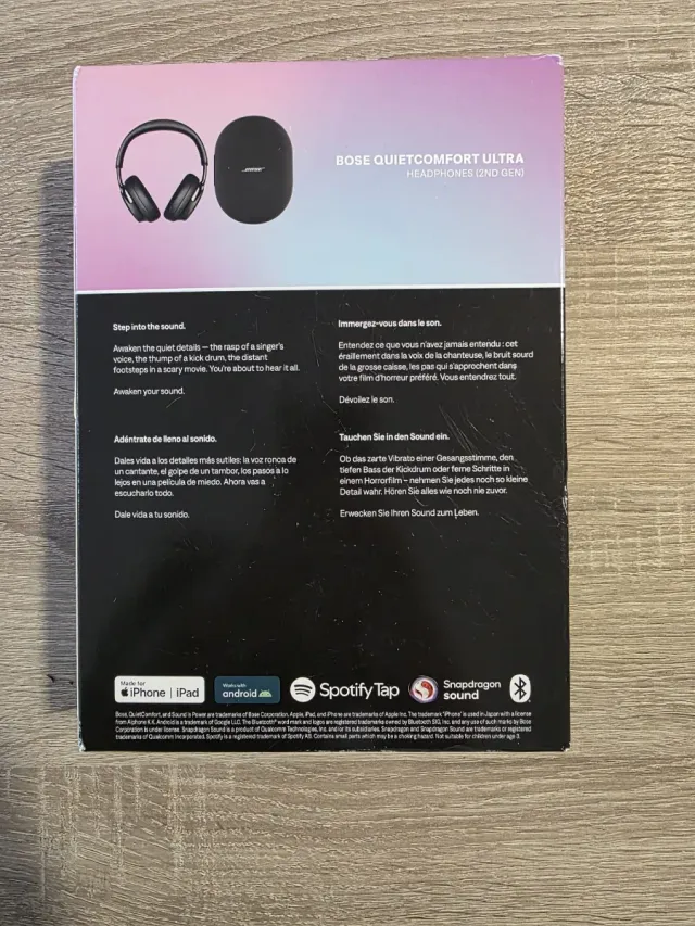 Bose QuietComfort Ultra Headphones Negro