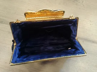 Bolso de fiesta vintage con cadena