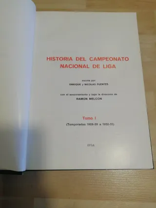 Libros Historia de la Liga, 2 tomos
