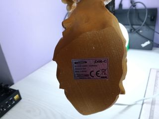 Lampada da tavolo comodino forma scoiattolo resina