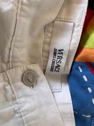 Pantalón Versace Blanco Vintage originales
