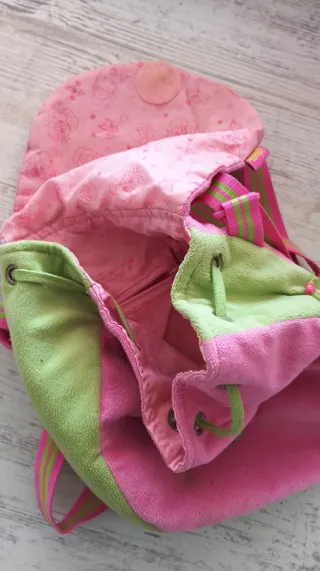 Preciosa bolsa Diddl niña rosa y verde.