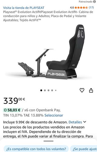 Playseat Evolution Simulador