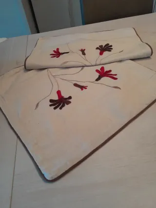 Pareja Cojines Decorativos Flores