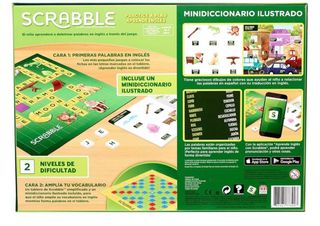 Scrabble Aprende Inglés Mattel Games + Diccionari