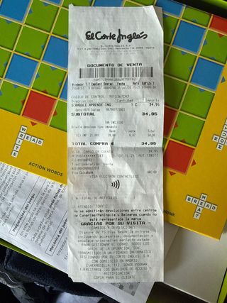 Scrabble Aprende Inglés Mattel Games + Diccionari