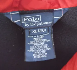 Chaqueta Cortavientos Vintage Polo Ralph Lauren XL