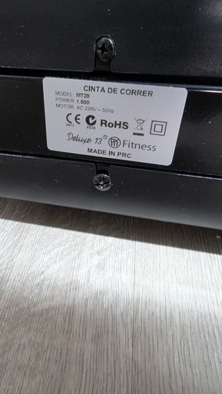 Cinta de Andar y Correr - Motor 1500W 2CV