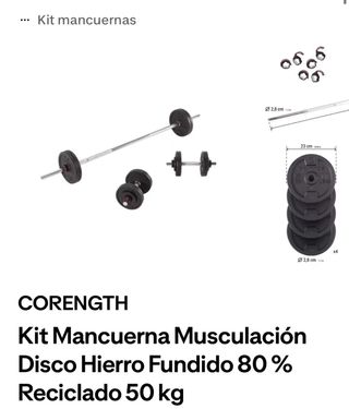 Kit Pesas Decathlon