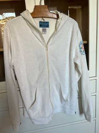 Chaqueta Tribord Blanca con Capucha