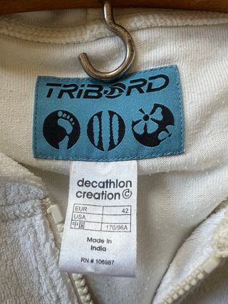 Chaqueta Tribord Blanca con Capucha