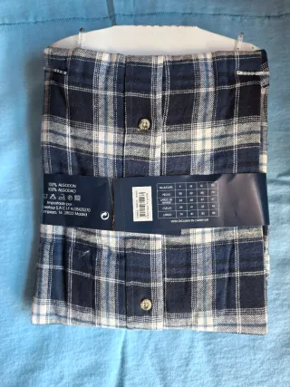 Camisa de franela a cuadros Talla M