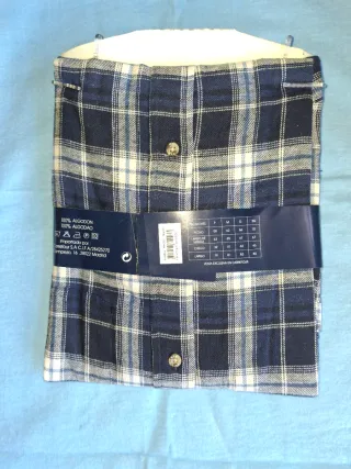 Camisa de franela a cuadros Talla M