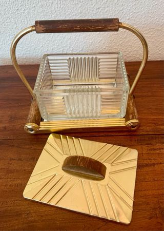 Antigua caja francesa Art Deco