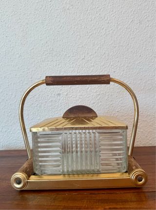 Antigua caja francesa Art Deco