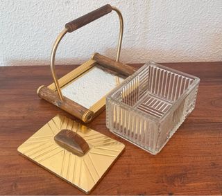 Antigua caja francesa Art Deco