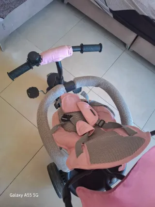 Triciclo infantil rosa