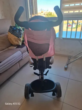 Triciclo infantil rosa