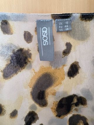 Blusa estampada manga larga