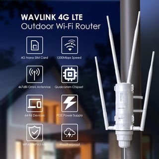 Ripetitore WiFi Esterno WAVLINK SIM Dual Band