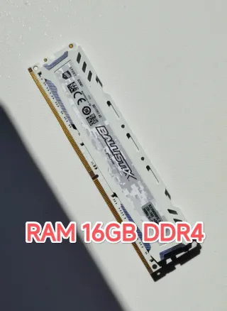 RAM 16GB DDR4 Ballistix Sport LT 2400MHz White