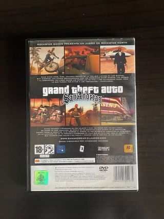 Grand Theft Auto San Andreas PS2 Completo