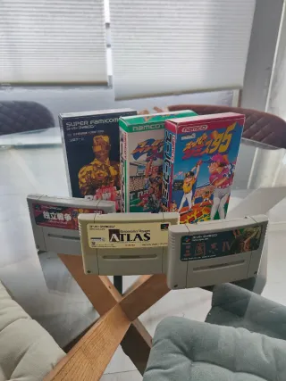 Lote juegos SNES Super Famicom japoneses