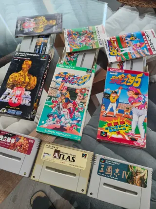 Lote juegos SNES Super Famicom japoneses
