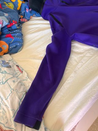 Chaqueta Nike Lakers Morada Estilo tech fleece