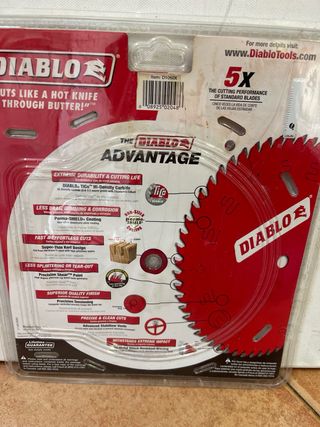 Disco Sierra Diablo 10 60T Fine Finish