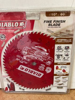 Disco Sierra Diablo 10 60T Fine Finish