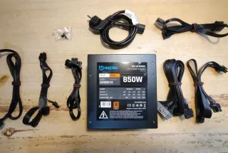 Fuente hidietec 850W certificación 80 plus bronze