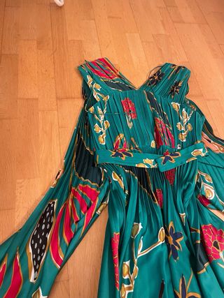 Vestido largo plisado Purificación Garcia