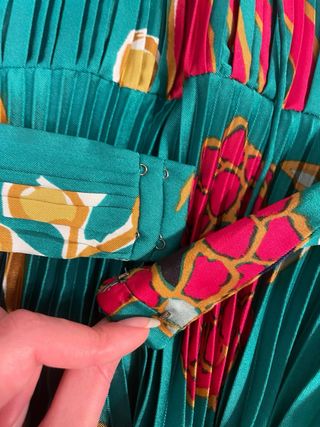 Vestido largo plisado Purificación Garcia